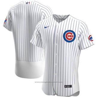 Maglia Baseball Uomo Chicago Cubs Primera Autentico Bianco