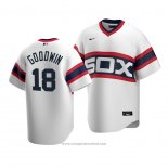 Maglia Baseball Uomo Chicago White Sox Brian Goodwin Cooperstown Collection Home Bianco