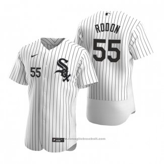 Maglia Baseball Uomo Chicago White Sox Carlos Rodon Autentico 2020 Primera Bianco