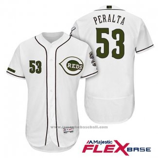 Maglia Baseball Uomo Cincinnati Reds 53 Wandy Peralta 2018 Alternato Autentico Flex Base