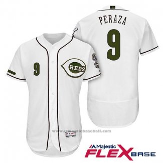 Maglia Baseball Uomo Cincinnati Reds 9 Jose Peraza 2018 Alternato Autentico Flex Base