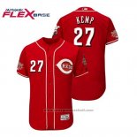 Maglia Baseball Uomo Cincinnati Reds Matt Kemp Alternato Flex Base Rosso