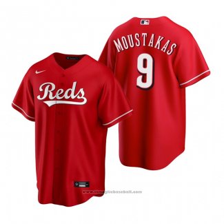 Maglia Baseball Uomo Cincinnati Reds Mike Moustakas Replica Rosso