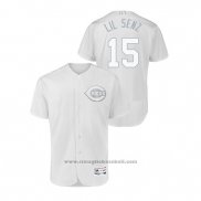 Maglia Baseball Uomo Cincinnati Reds Nick Senzel 2019 Players Weekend Autentico Bianco