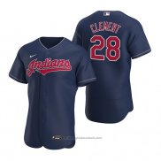 Maglia Baseball Uomo Cleveland Indians Ernie Clement Autentico Blu