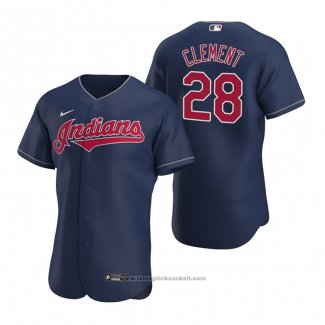 Maglia Baseball Uomo Cleveland Indians Ernie Clement Autentico Blu