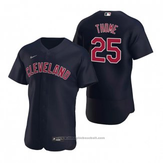 Maglia Baseball Uomo Cleveland Indians Jim Thome Alternato Autentico 2020 Blu