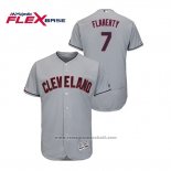 Maglia Baseball Uomo Cleveland Indians Ryan Flaherty Flex Base Grigio