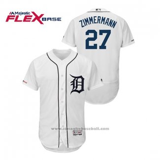 Maglia Baseball Uomo Detroit Tigers Jordan Zimmermann Flex Base Bianco