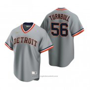 Maglia Baseball Uomo Detroit Tigers Spencer Turnbull Cooperstown Collection Road Grigio