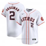 Maglia Baseball Uomo Houston Astros Alex Bregman Home Limited Bianco