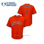 Maglia Baseball Uomo Houston Astros Carlos Correa Cool Base Arancione