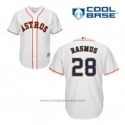 Maglia Baseball Uomo Houston Astros Colby Rasmus 28 Bianco Home Cool Base