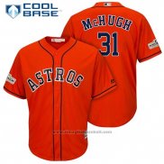 Maglia Baseball Uomo Houston Astros Collin Mchugh Arancione Cool Base