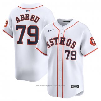 Maglia Baseball Uomo Houston Astros Jose Abreu Home Limited Bianco