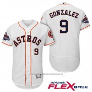 Maglia Baseball Uomo Houston Astros Marwin Gonzalez Bianco Flex Base