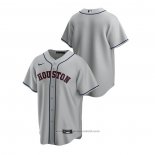 Maglia Baseball Uomo Houston Astros Replica Road Grigio