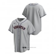 Maglia Baseball Uomo Houston Astros Replica Road Grigio