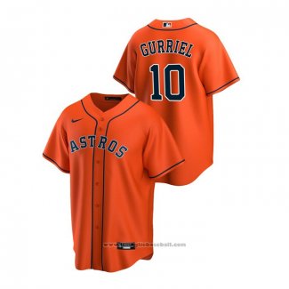 Maglia Baseball Uomo Houston Astros Yuli Gurriel Replica Alternato Arancione