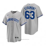 Maglia Baseball Uomo Kansas City Royals Josh Staumont Replica Road Grigio