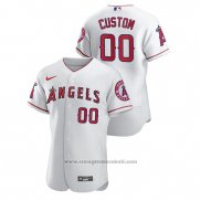 Maglia Baseball Uomo Los Angeles Angels Personalizzate Autentico Nike Bianco