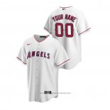 Maglia Baseball Uomo Los Angeles Angels Personalizzate Replica Home Bianco