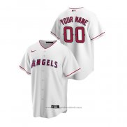 Maglia Baseball Uomo Los Angeles Angels Personalizzate Replica Home Bianco