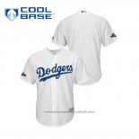 Maglia Baseball Uomo Los Angeles Dodgers 2019 Postseason Cool Base Bianco