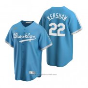 Maglia Baseball Uomo Los Angeles Dodgers Clayton Kershaw Cooperstown Collection Alternato Blu
