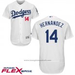 Maglia Baseball Uomo Los Angeles Dodgers Dogers Enrique Hernandez Bianco Flex Base