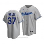 Maglia Baseball Uomo Los Angeles Dodgers Luke Raley Replica Grigio