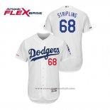 Maglia Baseball Uomo Los Angeles Dodgers Ross Stripling Flex Base Bianco