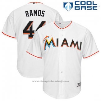 Maglia Baseball Uomo Miami Marlins Aj Ramos Bianco Cool Base