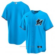 Maglia Baseball Uomo Miami Marlins Alternato Replica Blu