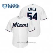 Maglia Baseball Uomo Miami Marlins Wei Yin Chen Cool Base Home 2019 Bianco