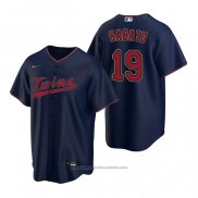 Maglia Baseball Uomo Minnesota Twins Aaron Sabato Replica 2020 Blu