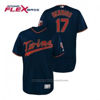 Maglia Baseball Uomo Minnesota Twins Jose Berrios Flex Base Autentico Collezione Alternato Blu