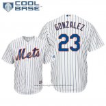 Maglia Baseball Uomo New York Mets Adrian Gonzalez Cool Base Home Bianco