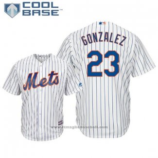Maglia Baseball Uomo New York Mets Adrian Gonzalez Cool Base Home Bianco