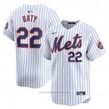 Maglia Baseball Uomo New York Mets Brett Baty Home Limited Bianco
