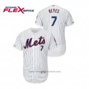 Maglia Baseball Uomo New York Mets Jose Reyes 150 Anniversario Autentico Flex Base Bianco