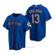 Maglia Baseball Uomo New York Mets Luis Guillorme Replica Blu