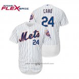 Maglia Baseball Uomo New York Mets Robinson Cano Flex Base Autentico Collezione Home Bianco