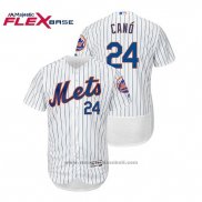 Maglia Baseball Uomo New York Mets Robinson Cano Flex Base Autentico Collezione Home Bianco