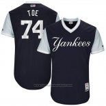 Maglia Baseball Uomo New York Yankees 2017 Little League World Series Ronald Torreyes Blu