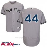 Maglia Baseball Uomo New York Yankees 44 Reggie Jackson Grigio Flex Base