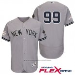 Maglia Baseball Uomo New York Yankees Aaron Judge Grigio 2017 All Star Flex Base