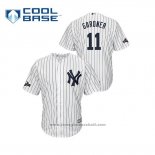 Maglia Baseball Uomo New York Yankees Brett Gardner 2019 Postseason Cool Base Bianco