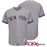 Maglia Baseball Uomo New York Yankees Mets Autentico Collection Grigio Flex Base