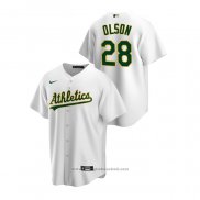 Maglia Baseball Uomo Oakland Athletics Matt Olson Replica Home Bianco